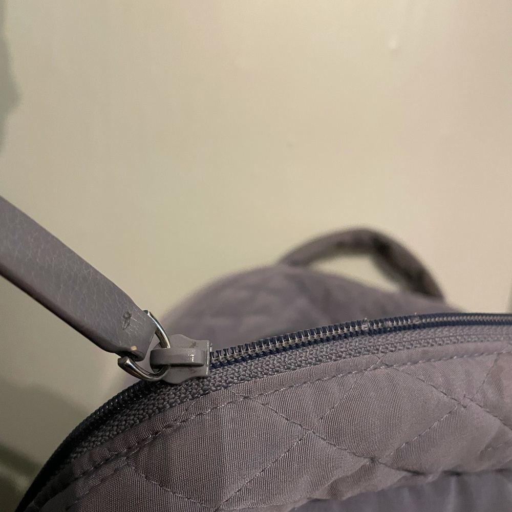 Large Vera Bradley gray book bag